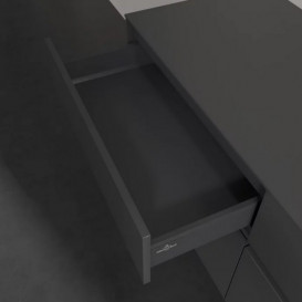 Тумба под раковину Villeroy & Boch Collaro 140х50 см МДФ глянцевый серый C04700FP