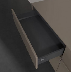 Тумба під раковину Villeroy & Boch Collaro 140х50 см ДСП сірий трюфель C04700VG