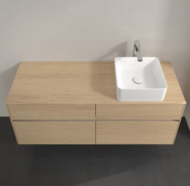 Тумба під раковину Villeroy & Boch Collaro 140х50 см ДСП північний дуб C04700VJ