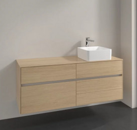 Тумба під раковину Villeroy & Boch Collaro 140х50 см ДСП північний дуб C04700VJ