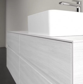 Тумба под раковину Villeroy & Boch Collaro 140х50 см ДСП белое дерево C04700E8