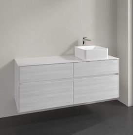 Тумба под раковину Villeroy & Boch Collaro 140х50 см ДСП белое дерево C04700E8