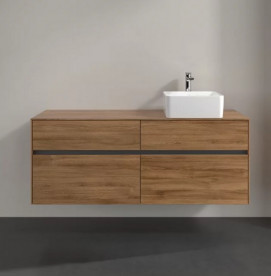 Тумба під раковину Villeroy & Boch Collaro 140х50 см ДСП дуб канзас C04700RH