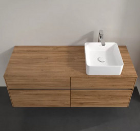 Тумба під раковину Villeroy & Boch Collaro 140х50 см ДСП дуб канзас C04700RH