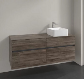 Тумба под раковину Villeroy & Boch Collaro 140х50 см ДСП каменный дуб C04700RK