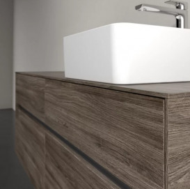 Тумба под раковину Villeroy & Boch Collaro 140х50 см ДСП каменный дуб C04700RK