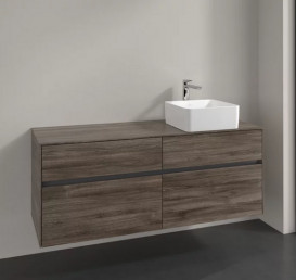 Тумба под раковину Villeroy & Boch Collaro 140х50 см ДСП каменный дуб C04700RK