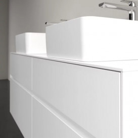 Тумба під раковину Villeroy&Boch Collaro 140х50 см МДФ глянсовий білий C04800DH