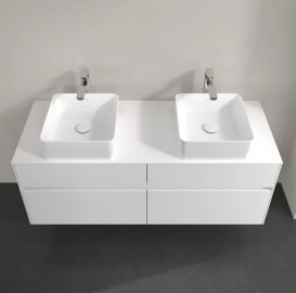 Тумба под раковину Villeroy & Boch Collaro 140х50 см ДСП матовый белый C04800MS