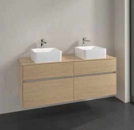 Тумба під раковину Villeroy & Boch Collaro 140х50 см ДСП північний дуб C04800VJ