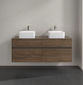 Тумба под раковину Villeroy & Boch Collaro 140х50 см ДСП дуб аризона C04800VH