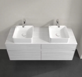 Тумба под раковину Villeroy & Boch Collaro 140х50 см ДСП белое дерево C04800E8