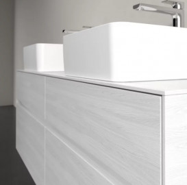 Тумба под раковину Villeroy & Boch Collaro 140х50 см ДСП белое дерево C04800E8