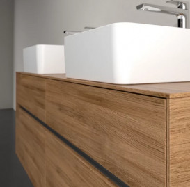 Тумба под раковину Villeroy & Boch Collaro 140х50 см ДСП дуб канзас C04800RH