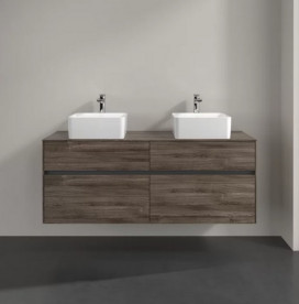 Тумба под раковину Villeroy & Boch Collaro 140х50 см ДСП каменный дуб C04800RK