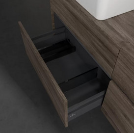 Тумба под раковину Villeroy & Boch Collaro 140х50 см ДСП каменный дуб C04800RK