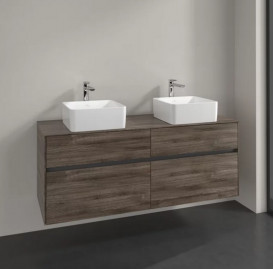 Тумба под раковину Villeroy & Boch Collaro 140х50 см ДСП каменный дуб C04800RK