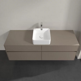 Тумба під раковину Villeroy & Boch Collaro 160х50 см ДСП сірий трюфель C04900VG
