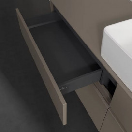Тумба під раковину Villeroy & Boch Collaro 160х50 см ДСП сірий трюфель C04900VG