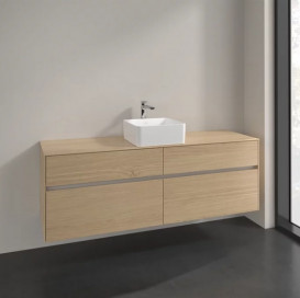 Тумба под раковину Villeroy & Boch Collaro 160х50 см ДСП северный дуб C04900VJ