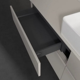 Тумба під раковину Villeroy&Boch Collaro 160х50 см ДСП м'який сірий C04900VK