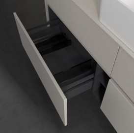 Тумба під раковину Villeroy&Boch Collaro 160х50 см ДСП м'який сірий C04900VK