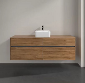 Тумба під раковину Villeroy & Boch Collaro 160х50 см ДСП дуб канзас C04900RH