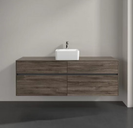 Тумба під раковину Villeroy & Boch Collaro 160х50 см ДСП кам'яний дуб C04900RK