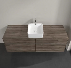 Тумба під раковину Villeroy & Boch Collaro 160х50 см ДСП кам'яний дуб C04900RK