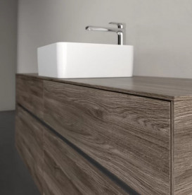 Тумба під раковину Villeroy & Boch Collaro 160х50 см ДСП кам'яний дуб C04900RK