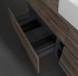 Тумба під раковину Villeroy & Boch Collaro 160х50 см ДСП кам'яний дуб C04900RK