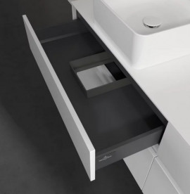 Тумба под раковину Villeroy & Boch Collaro 160х50 см МДФ глянцевый белый C05000DH