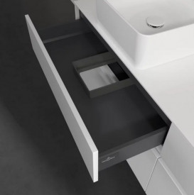 Тумба под раковину Villeroy & Boch Collaro 160х50 см ДСП матовый белый C05000MS