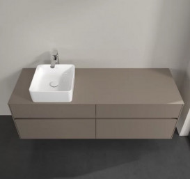 Тумба под раковину Villeroy & Boch Collaro 160х50 см ДСП трюфель серый C05000VG