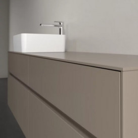 Тумба под раковину Villeroy & Boch Collaro 160х50 см ДСП трюфель серый C05000VG