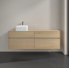 Тумба под раковину Villeroy & Boch Collaro 160х50 см ДСП северный дуб C05000VJ