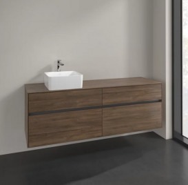 Тумба під раковину Villeroy & Boch Collaro 160х50 см ДСП дуб аризона C05000VH