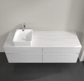 Тумба под раковину Villeroy & Boch Collaro 160х50 см МДФ белое дерево C05000E8