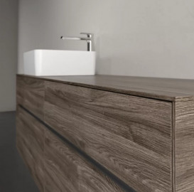 Тумба под раковину Villeroy & Boch Collaro 160х50 см ДСП каменный дуб C05000RK