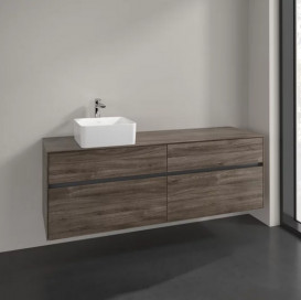 Тумба под раковину Villeroy & Boch Collaro 160х50 см ДСП каменный дуб C05000RK