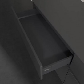 Тумба под раковину Villeroy & Boch Collaro 160х50 см МДФ глянцевый серый C05100FP