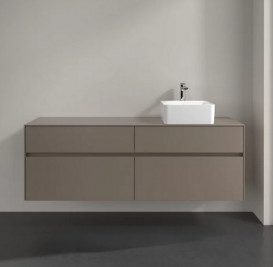 Тумба під раковину Villeroy & Boch Collaro 160х50 см ДСП сірий трюфель C05100VG