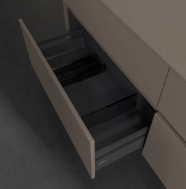 Тумба під раковину Villeroy & Boch Collaro 160х50 см ДСП сірий трюфель C05100VG