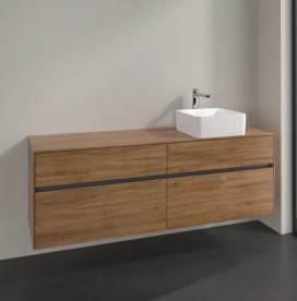 Тумба под раковину Villeroy & Boch Collaro 160х50 см ДСП дуб канзас C05100RH