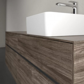 Тумба під раковину Villeroy & Boch Collaro 160х50 см ДСП кам'яний дуб C05100RK