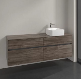 Тумба під раковину Villeroy & Boch Collaro 160х50 см ДСП кам'яний дуб C05100RK