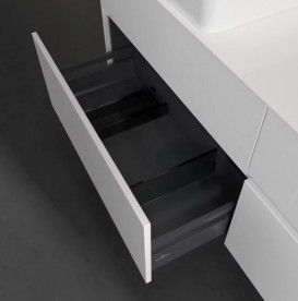 Тумба под раковину Villeroy & Boch Collaro 160х50 см МДФ глянцевый белый C05200DH