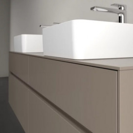 Тумба под раковину Villeroy & Boch Collaro 160х50 см ДСП трюфель серый C05200VG