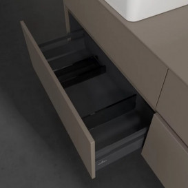 Тумба под раковину Villeroy & Boch Collaro 160х50 см ДСП трюфель серый C05200VG