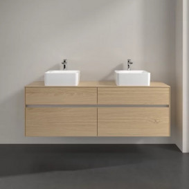 Тумба под раковину Villeroy & Boch Collaro 160х50 см ДСП северный дуб C05200VJ